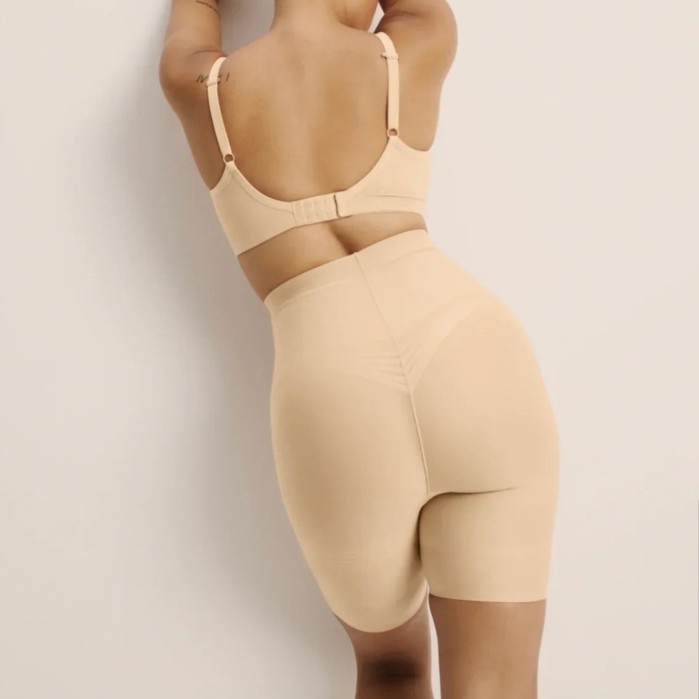 Knix High Rise SHAPER‎ SAND Smoothing Compression Shorts XL SHAPEWEAR LEAKPROOF